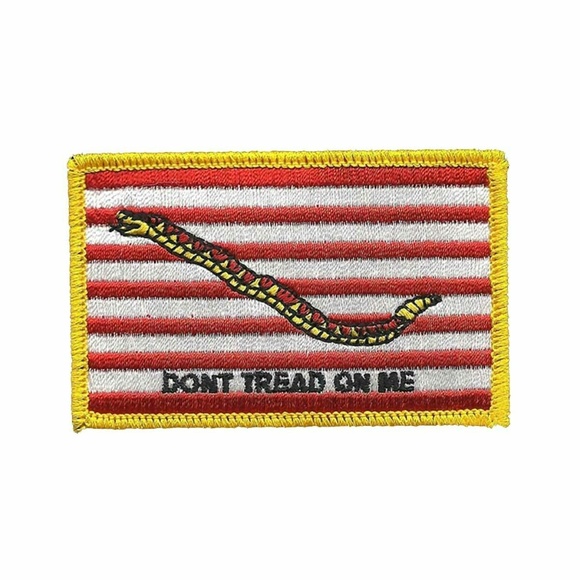 Don’t Tread on Me First Navy Jack Flag Patch - Picture 2 of 3